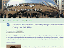 Tablet Screenshot of chicagopsychologist.com